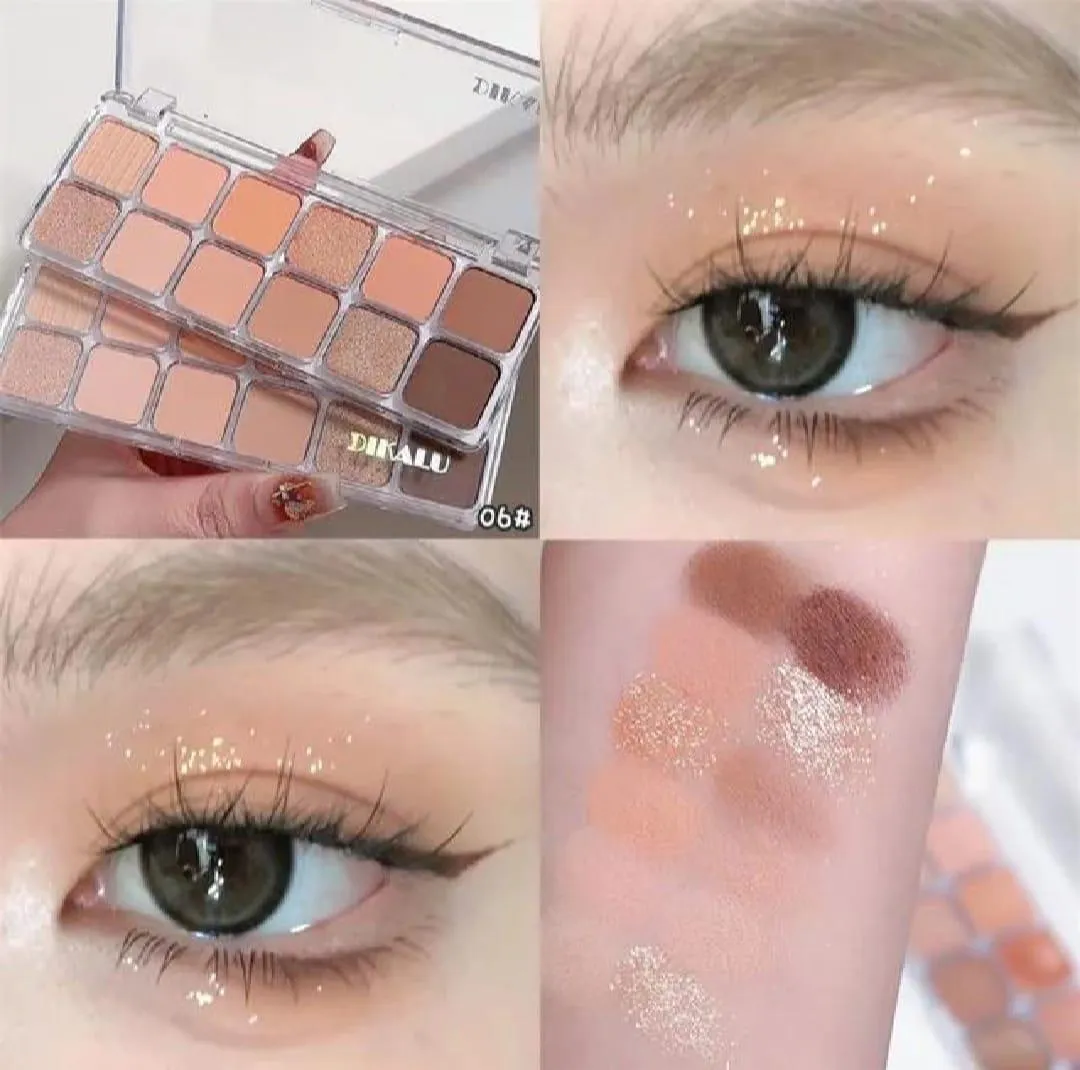 Multicolor Matte and Glitter Eyeshadow Kit - 60g