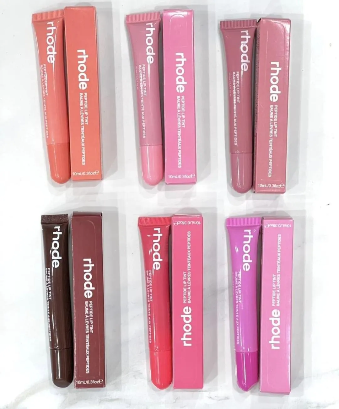 Rhode Peptide Lip Tint Glossy Multicolor Set 6 Pcs