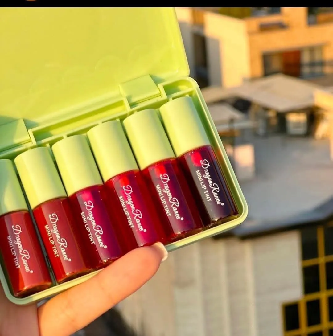 High Pigmented Cool Undertone Lip Tint - 1 Pcs Green Multicolor