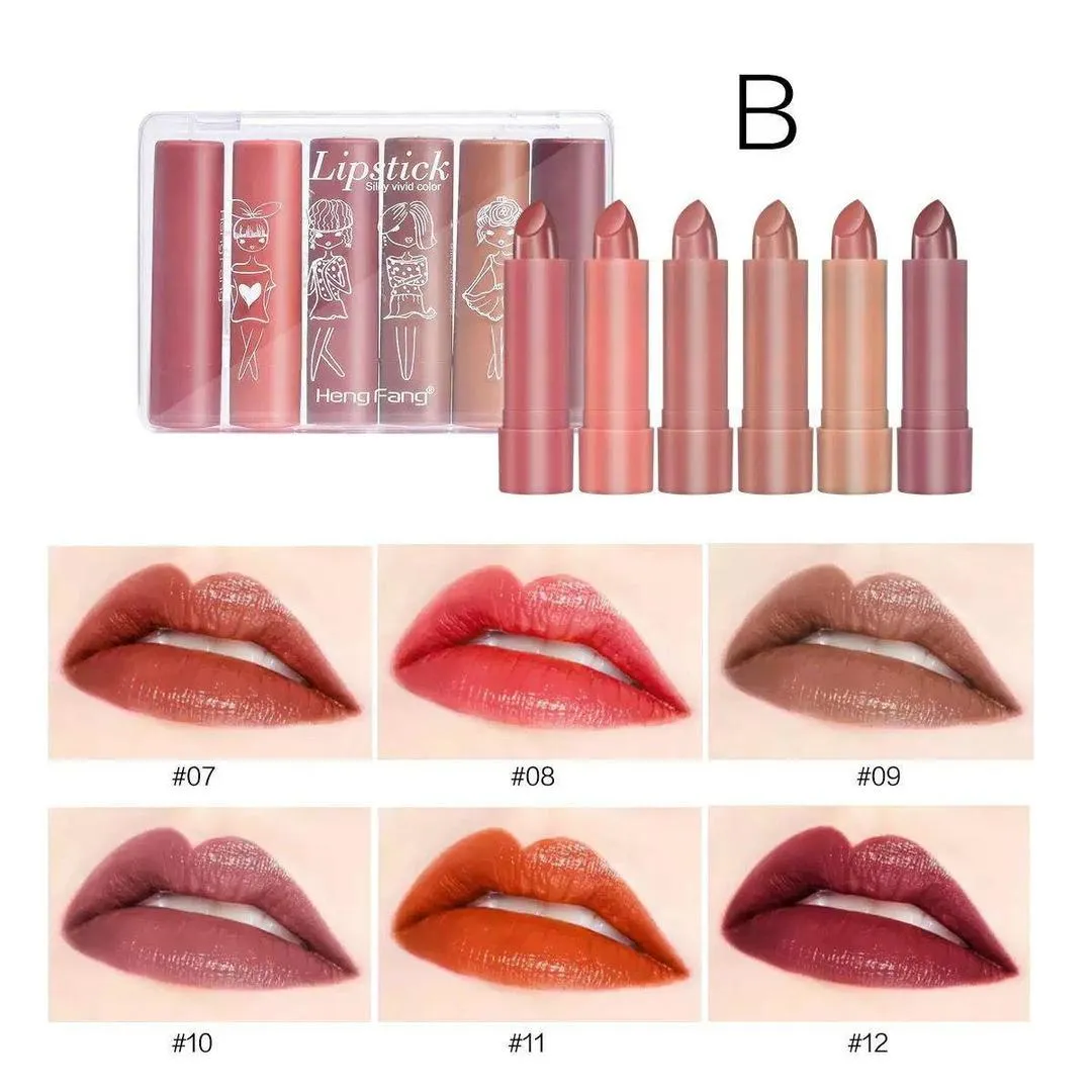 Cool Undertone Lipstick 100 g - 6 Pc 