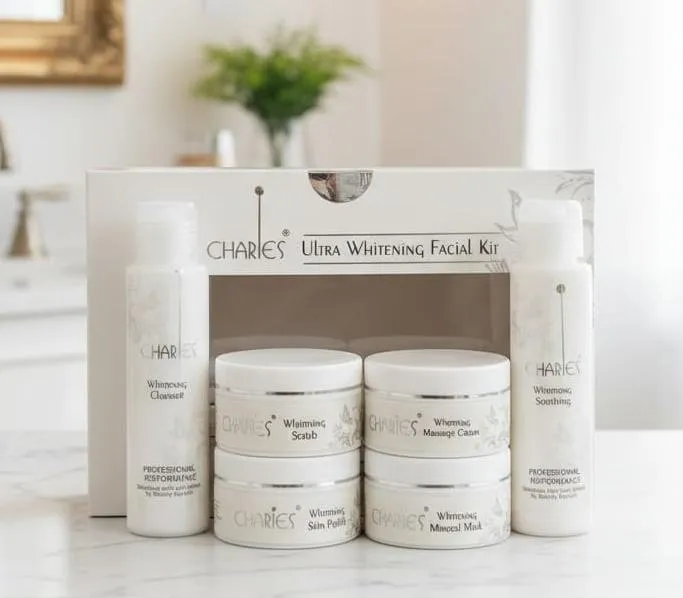 Whitening And Brightening Facial Kit - 1 Set (50 ml) for All Skin Types