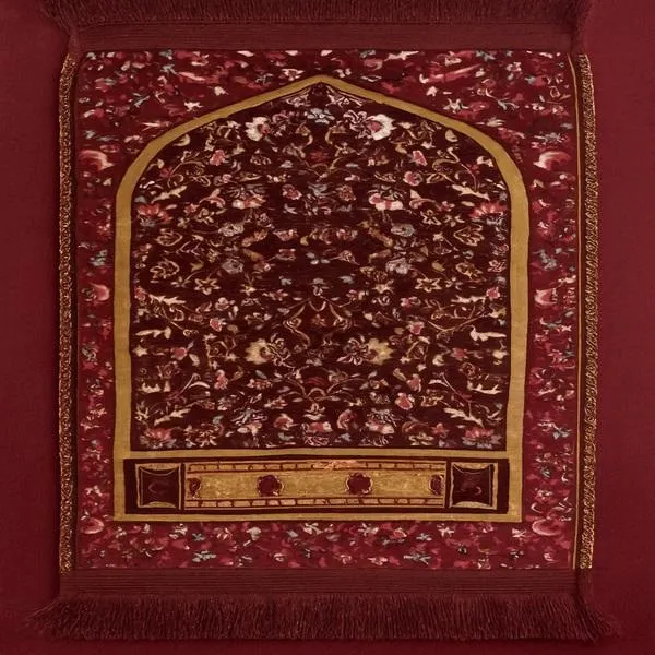 Velvet Printed Kids Quilted Prayer Mat