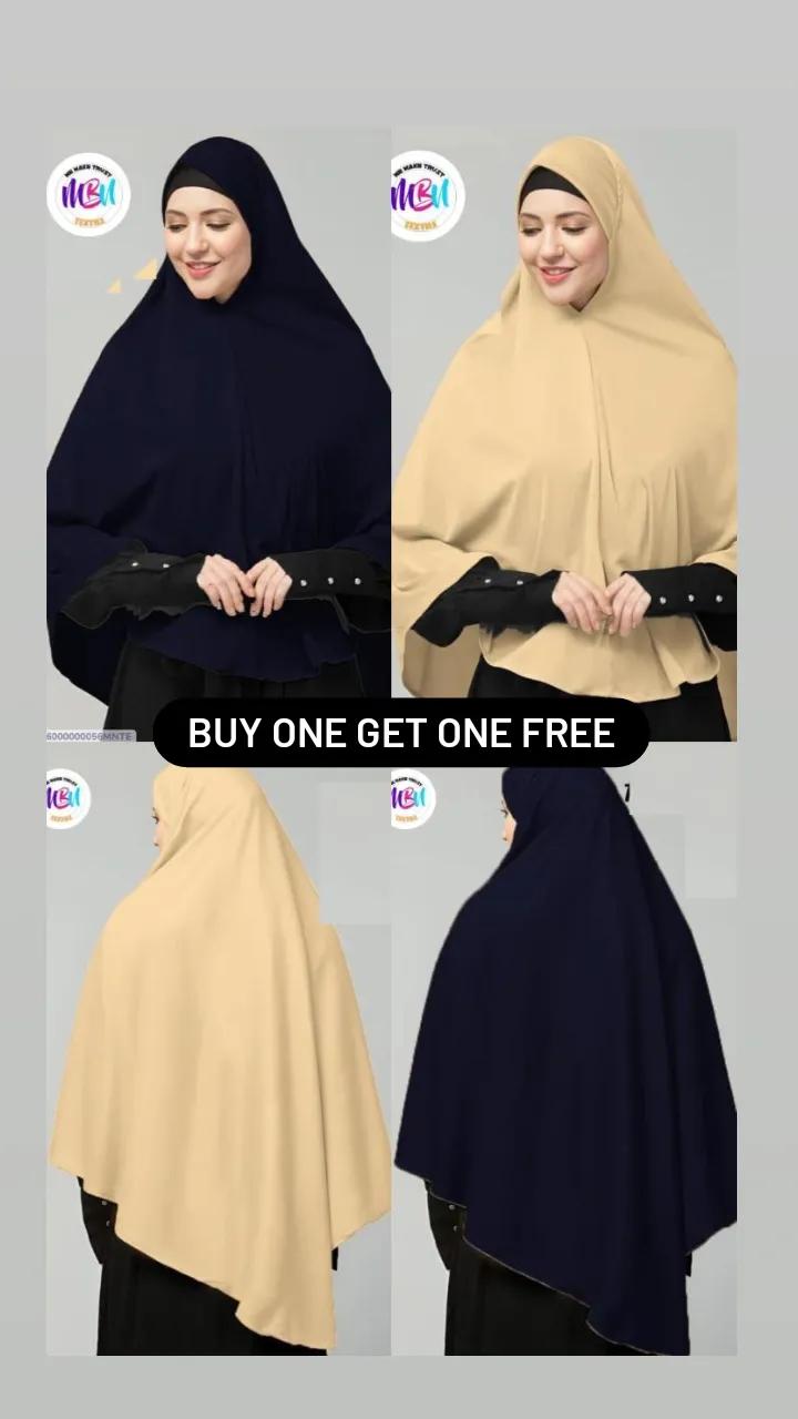 2 Pcs Cotton Jersey Plain Scarf