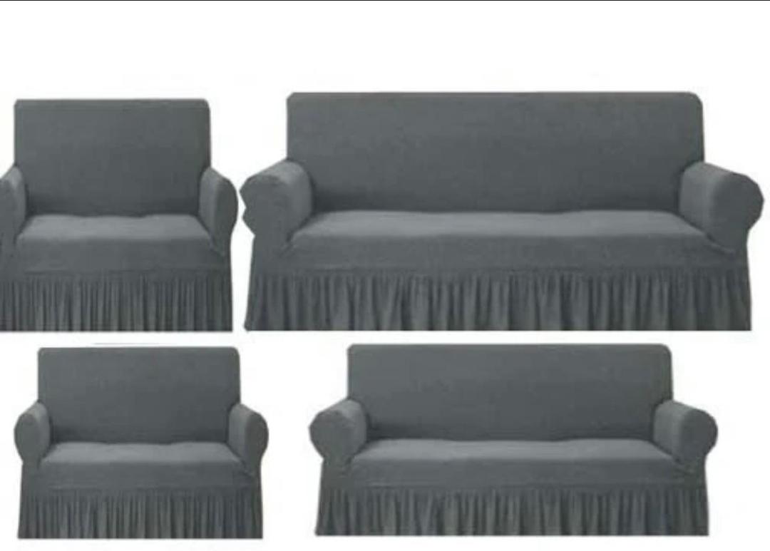 7 Seater Mesh Plain Sofa Covers