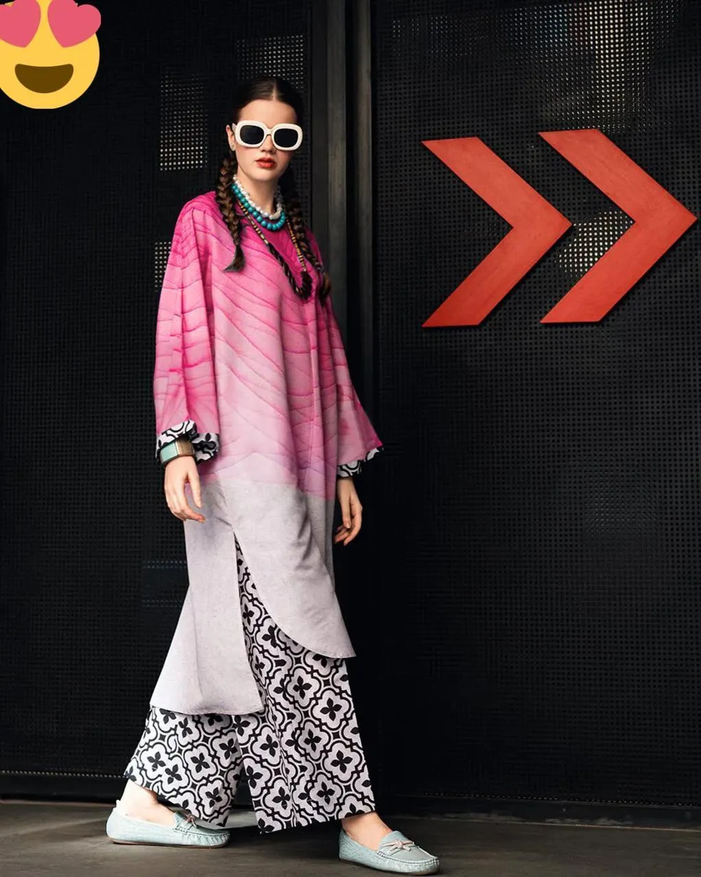 2 Pcs Women's Stitched Swiss Lawn Digital Print Shirt And Trouser