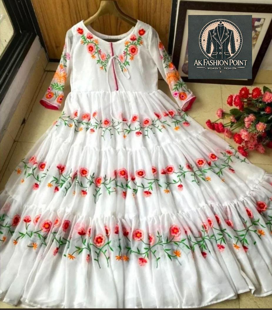 1 Pc Women's Stitched Printed Maxi