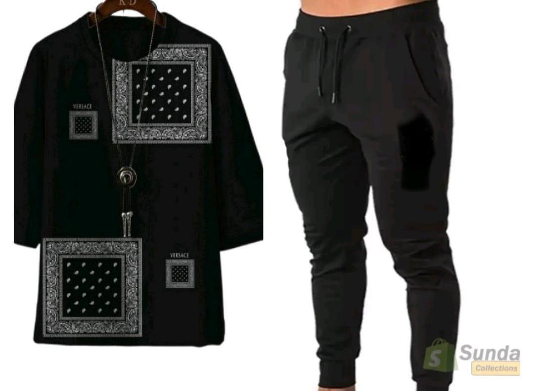 Micro Interlock Printed Track Suit   Black   Sublimation