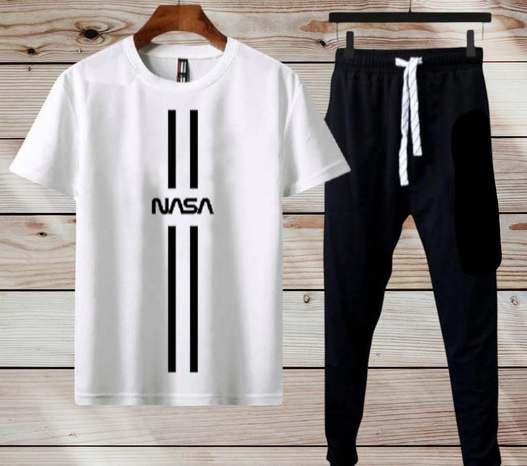 Micro Interlock Printed Track Suit   wight   Nasa