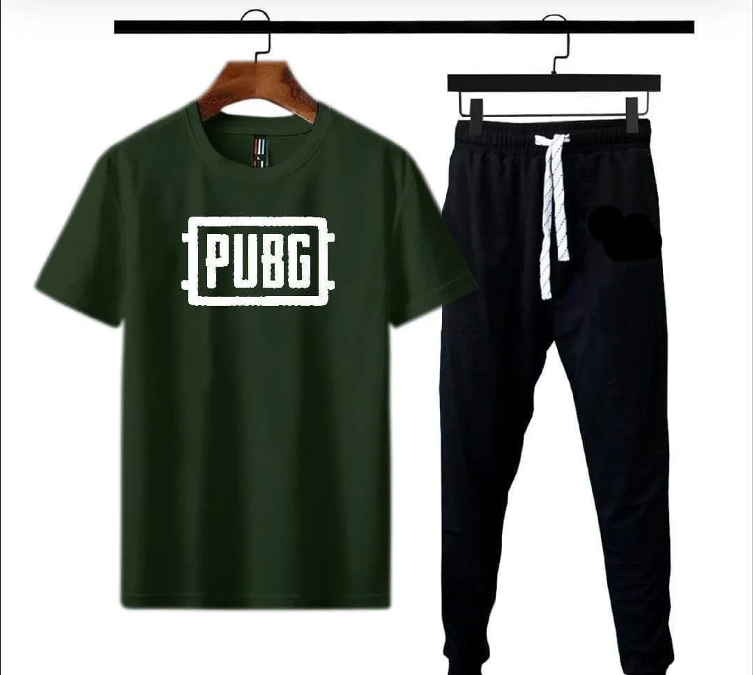 Micro Interlock Printed Track Suit   Green  Pub G