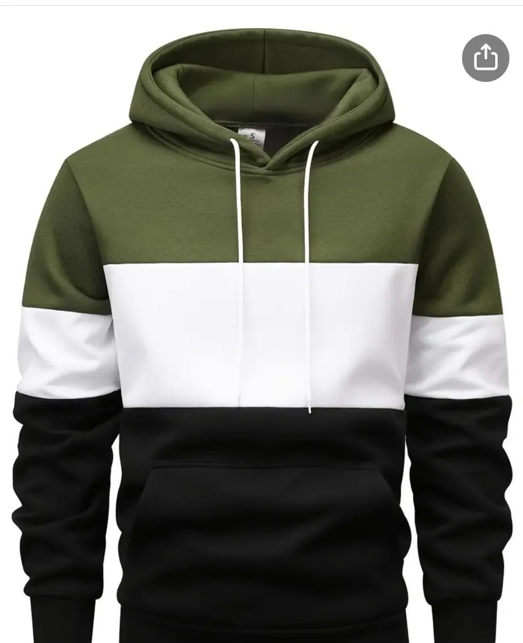 [ A.B 3 colour commando ]Polyester Fleece Plain Hoodie