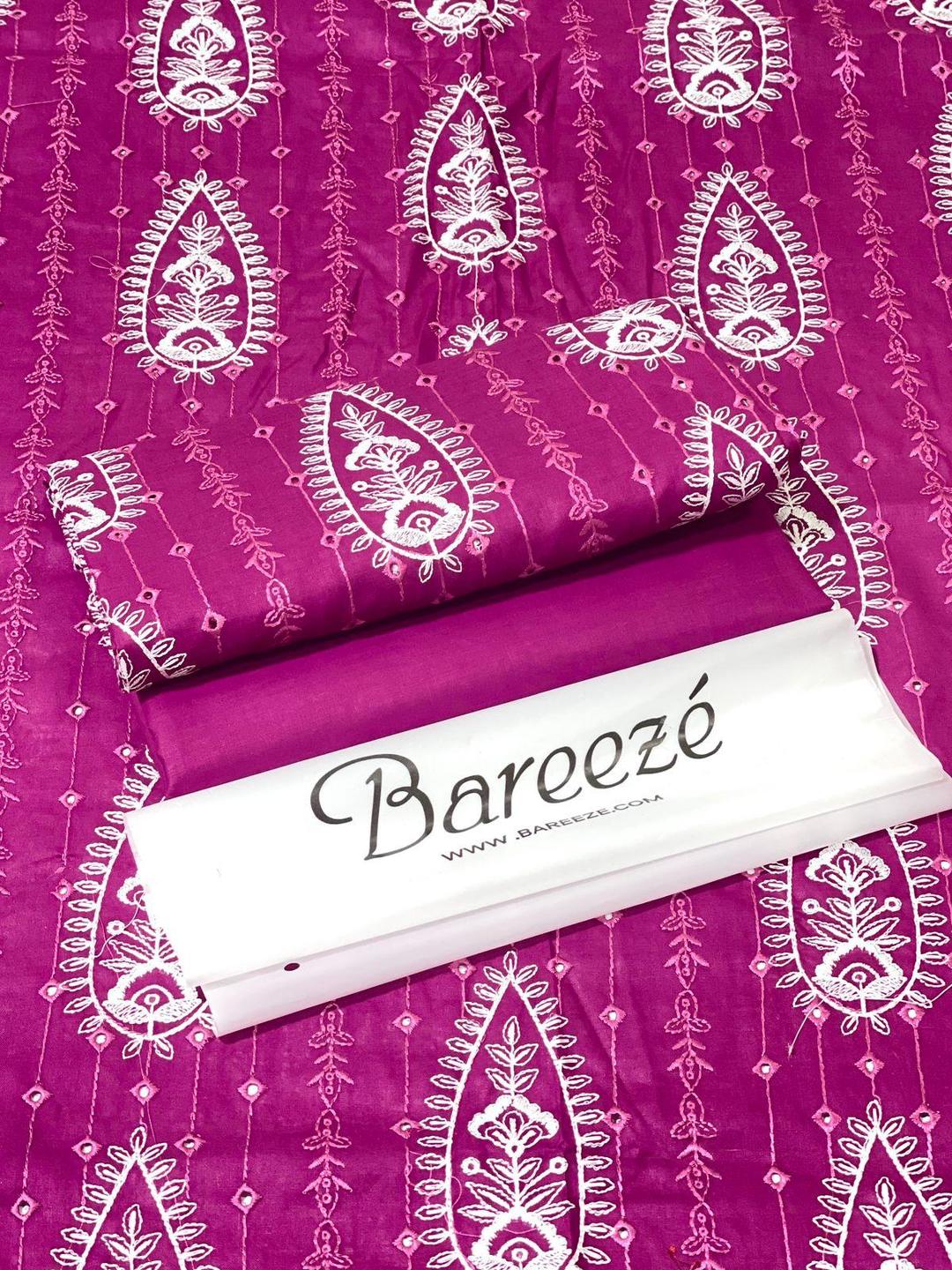 2 Pcs Women's Unstitched Embroidered Suit