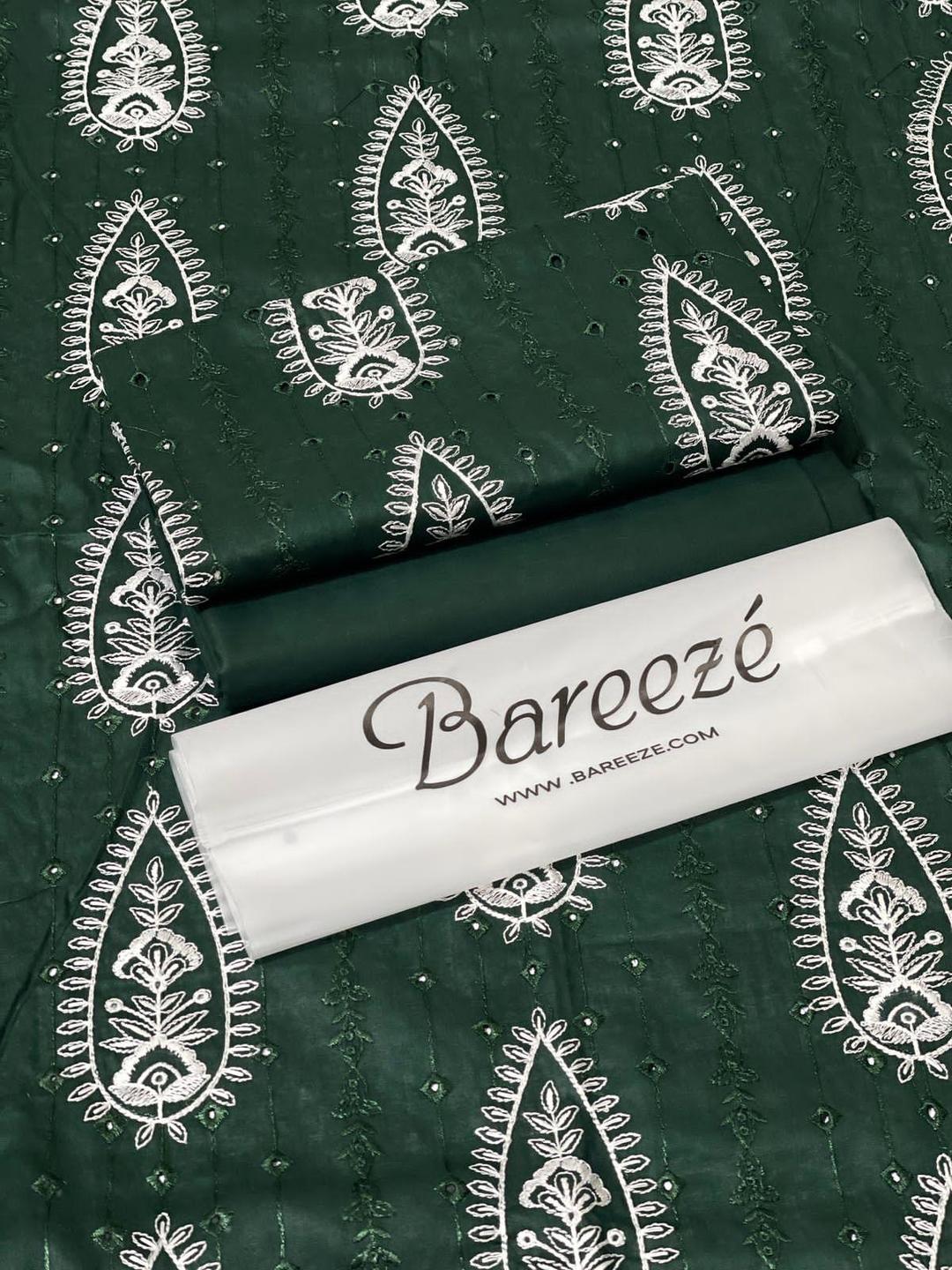 2 Pcs Women's Unstitched Embroidered Suit