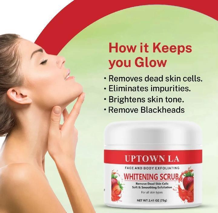 Whitening And Brightening Face & Body Scrubbing Gel