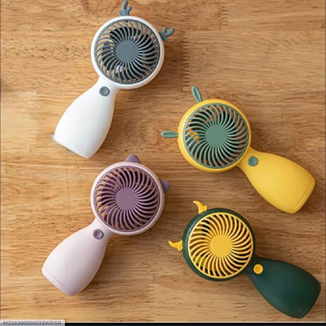 Rechargeable Animal Ears Fan Multicolor Portable