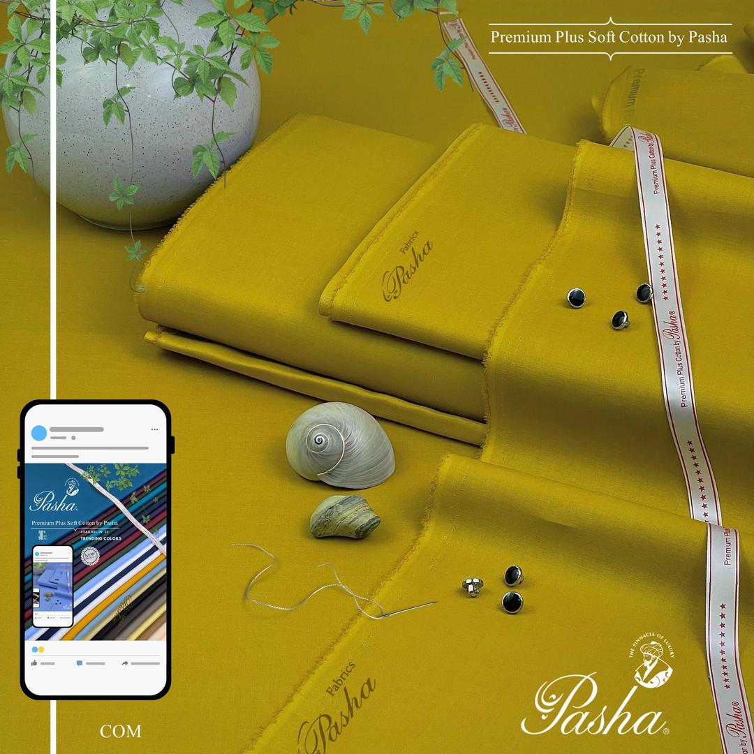 Men’s Unstitched Soft Cotton Plain Suit