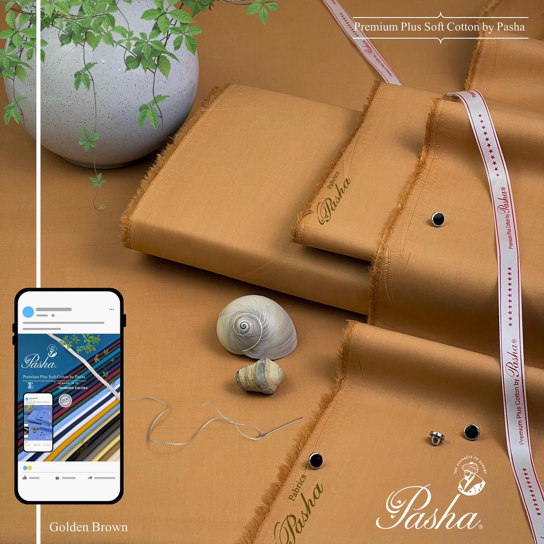 Men’s Unstitched Soft Cotton Plain Suit