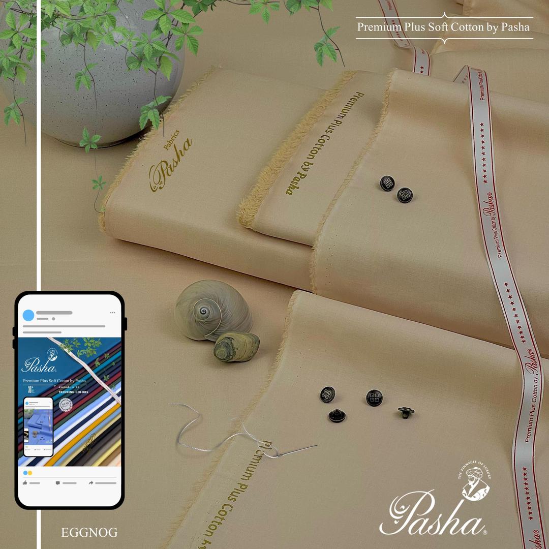 Men’s Unstitched Soft Cotton Plain Suit