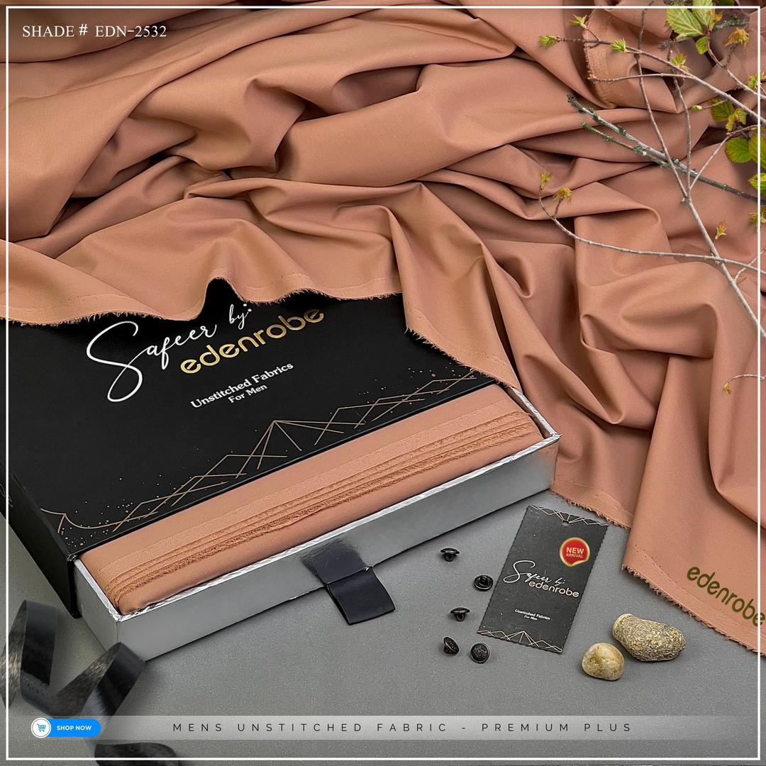 Men’s Unstitched Wash And Wear Plain Suit