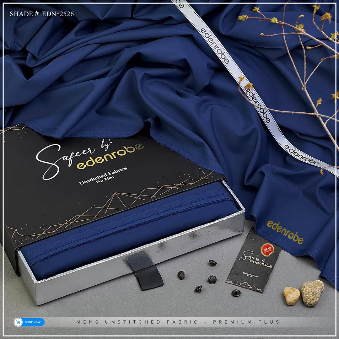 Men’s Unstitched Wash And Wear Plain Suit