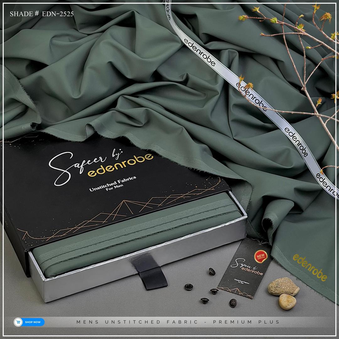 Men’s Unstitched Wash And Wear Plain Suit