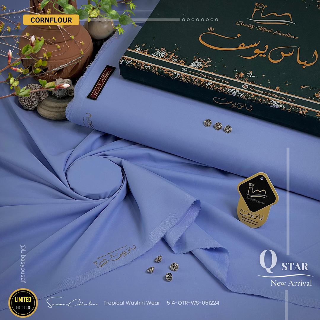 Men’s Unstitched Wash And Wear Plain Suit