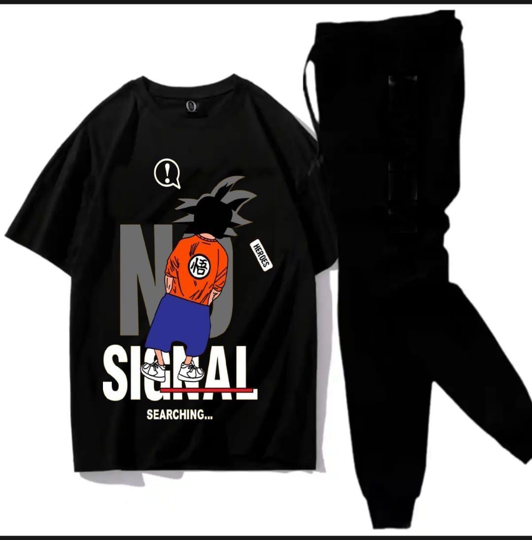 2 Pcs Men's Cotton Plain Track Suit