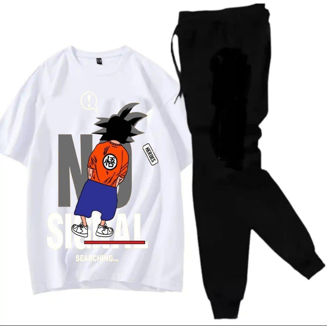 2 Pcs Men's Cotton Plain Track Suit