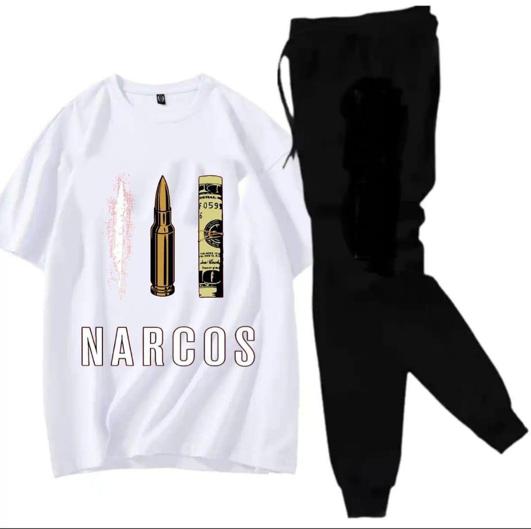 2 Pcs Men's Cotton Plain Track Suit