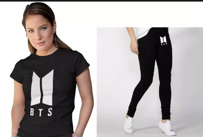 2 Pcs Women's Stitched Printed Tracksuit