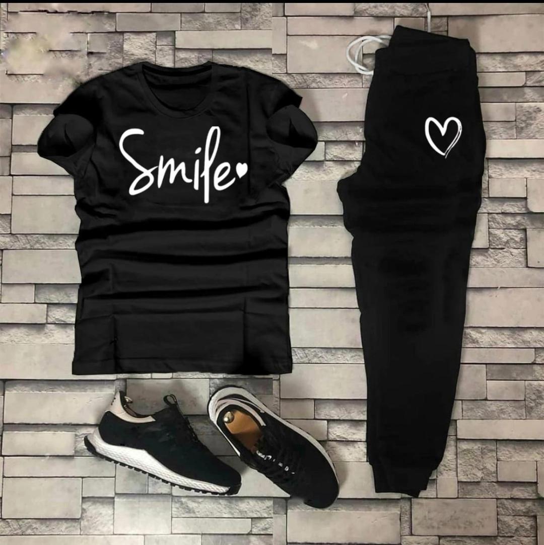 2 Pcs Women's Stitched Printed Tracksuit