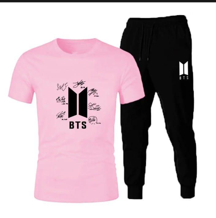 2 Pcs Women's Stitched Printed Tracksuit