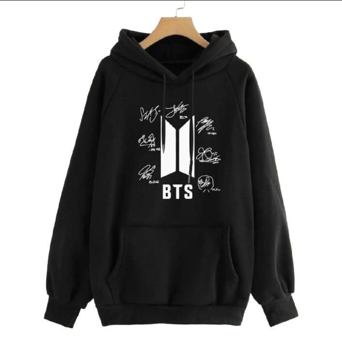 1 Pc Women's Stitched Fleece Printed Pullover Hoodie