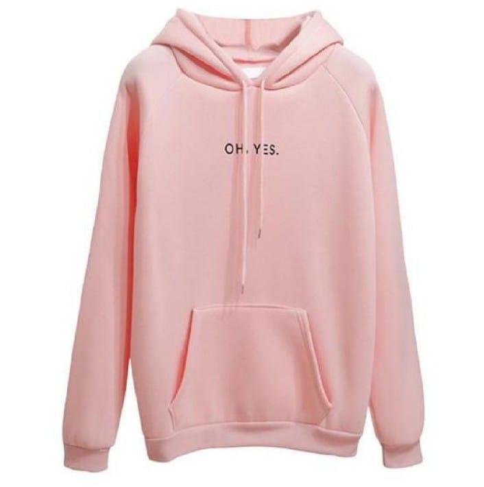1 Pc Women's Stitched Fleece Printed Pullover Hoodie