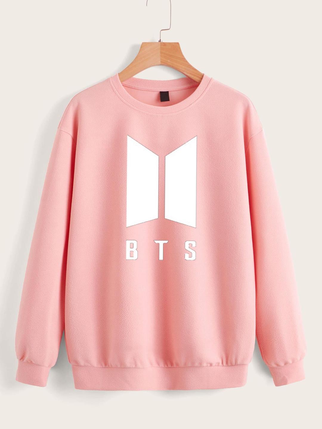 1 Pc Women's Stitched Fleece Printed Sweat Shirt