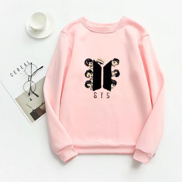 1 Pc Women's Stitched Fleece Printed Sweat Shirt