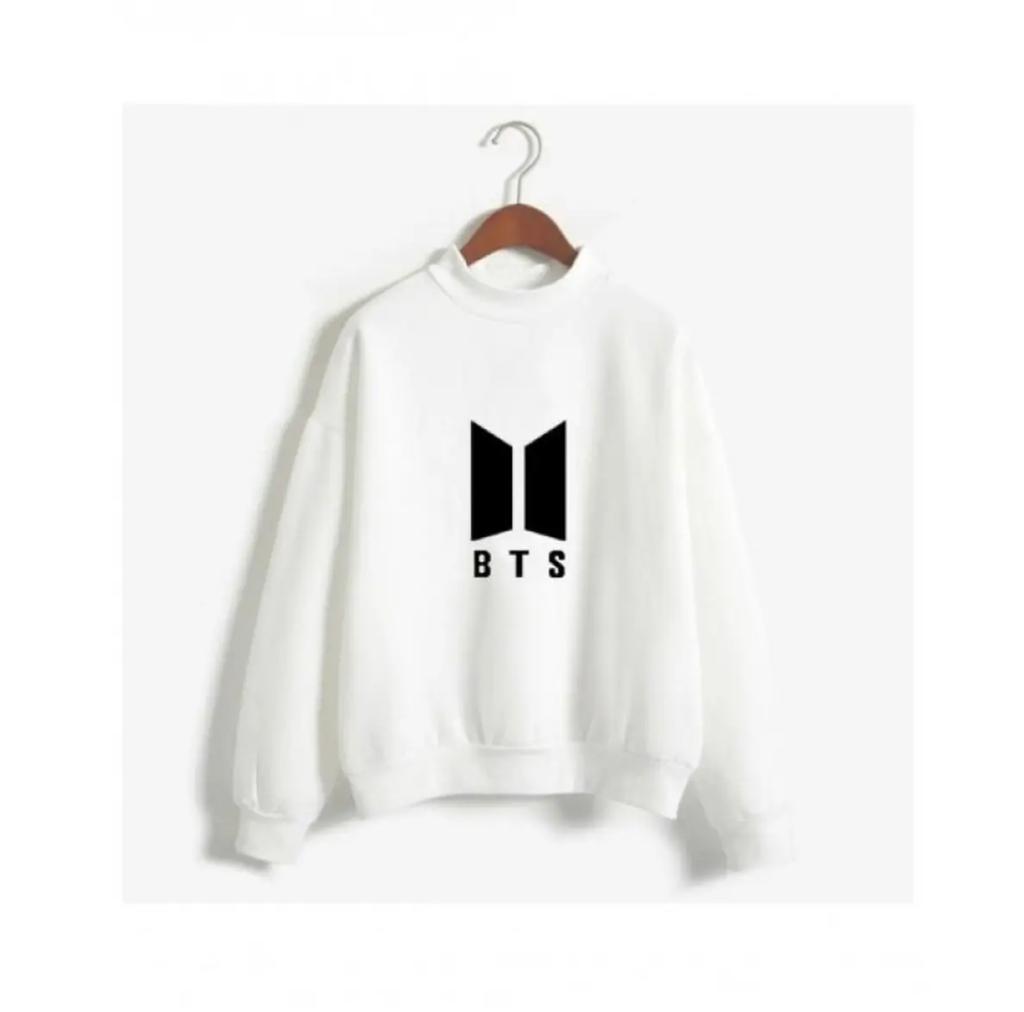 1 Pc Women's Stitched Fleece Printed Sweat Shirt