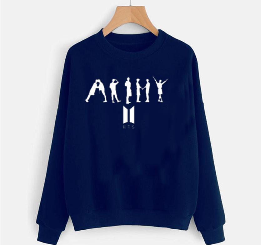 1 Pc Women's Stitched Fleece Printed Sweat Shirt