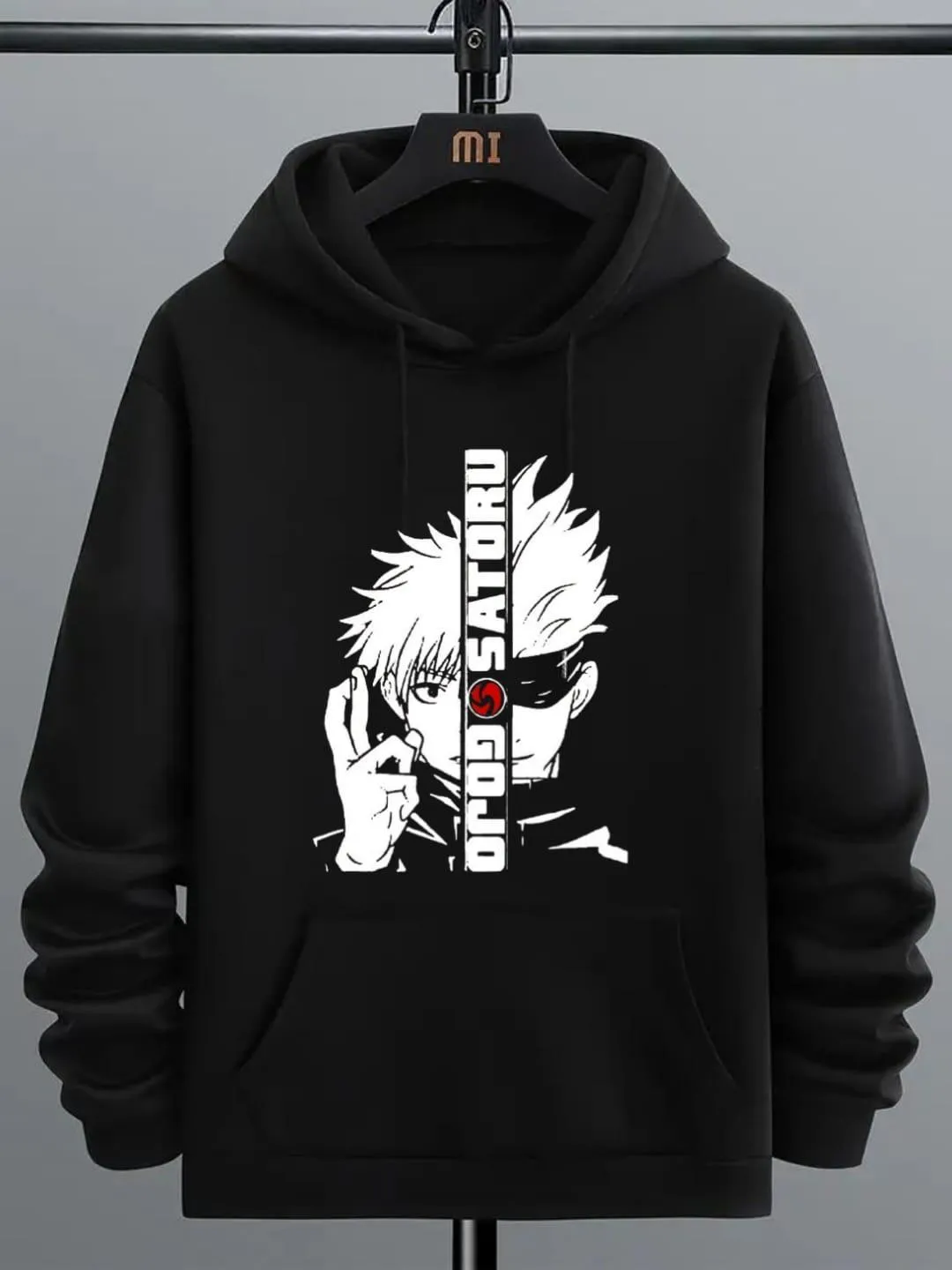 1 Pc Men's Fleece Printed Hoodie