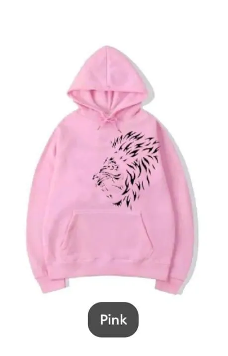 1 Pc Men's Fleece Printed Hoodie