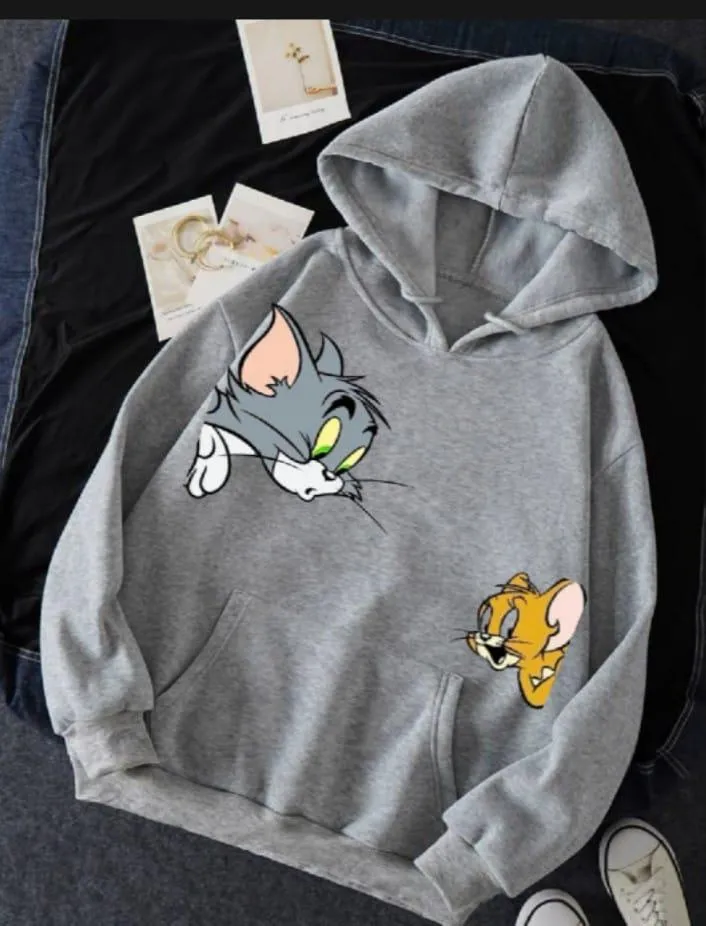 1 Pc Men's Fleece Printed Hoodie