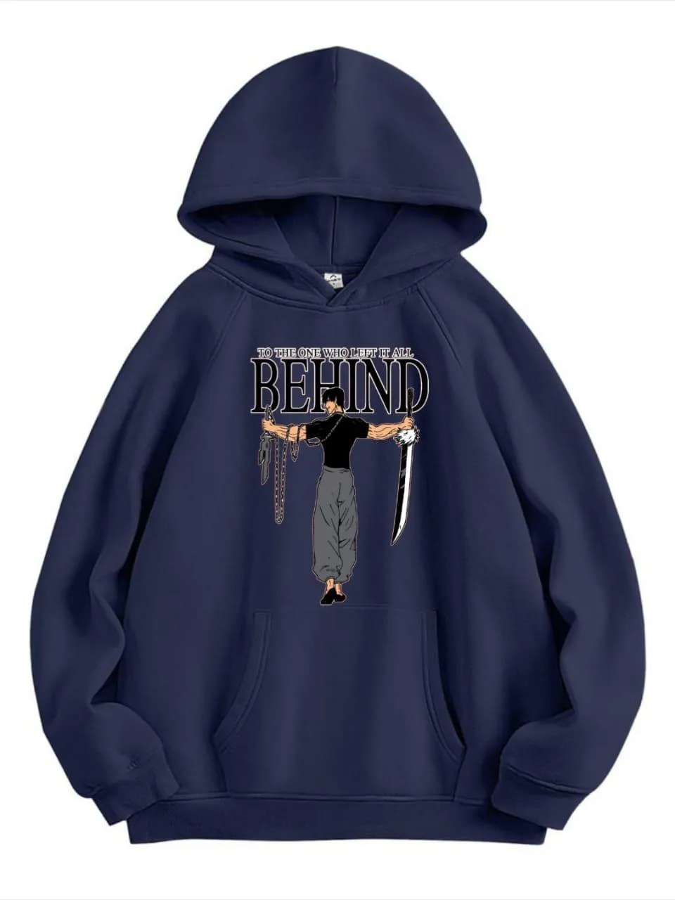 1 Pc Men's Fleece Printed Hoodie