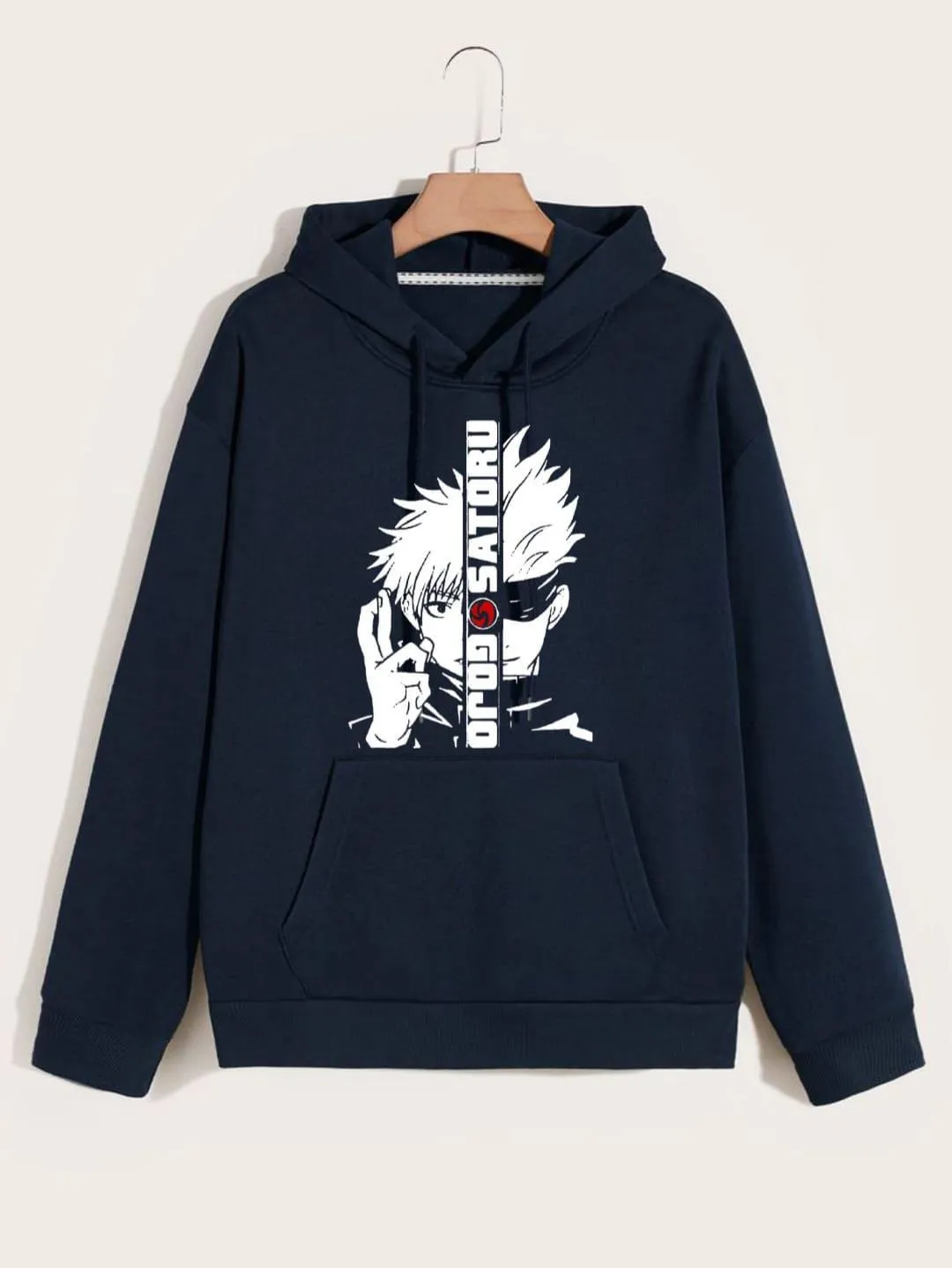 1 Pc Men's Fleece Printed Hoodie