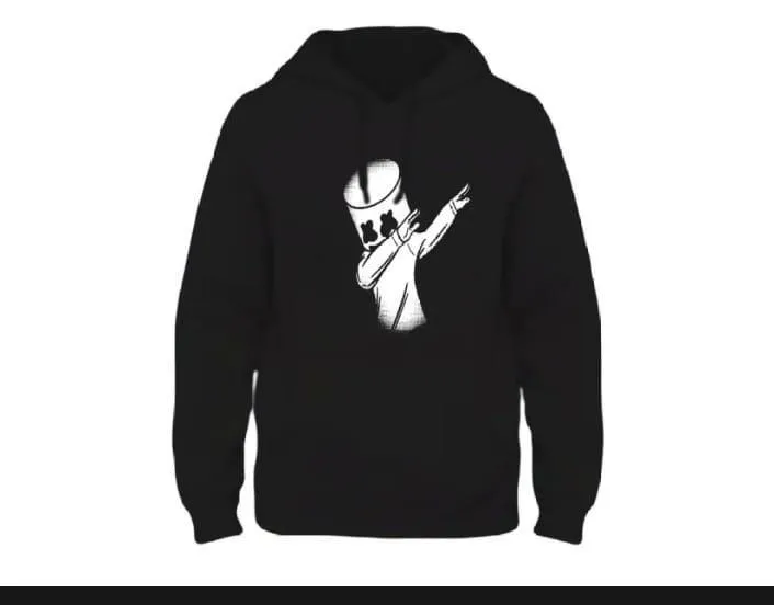 1 Pc Men's Fleece Printed Hoodie