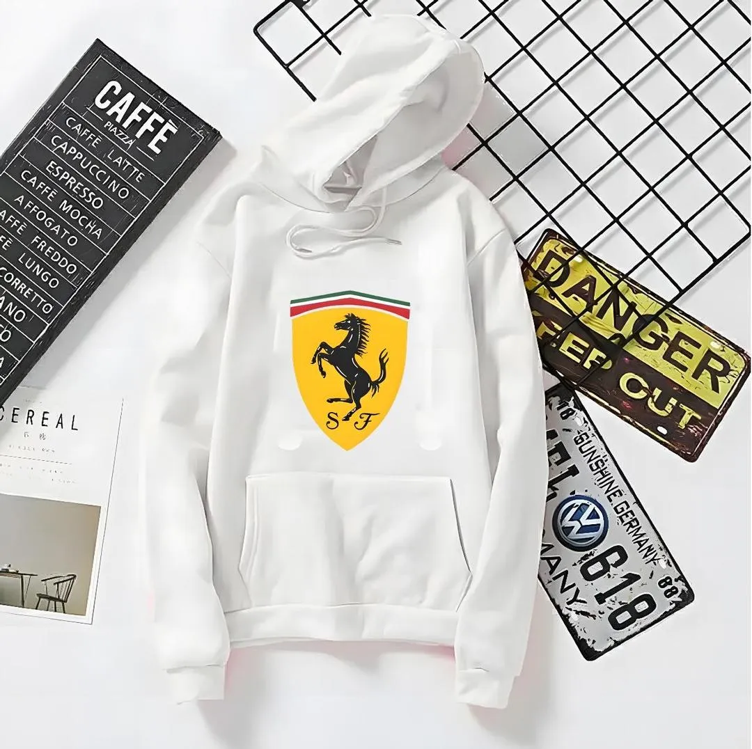 1 Pc Men's Fleece Printed Hoodie