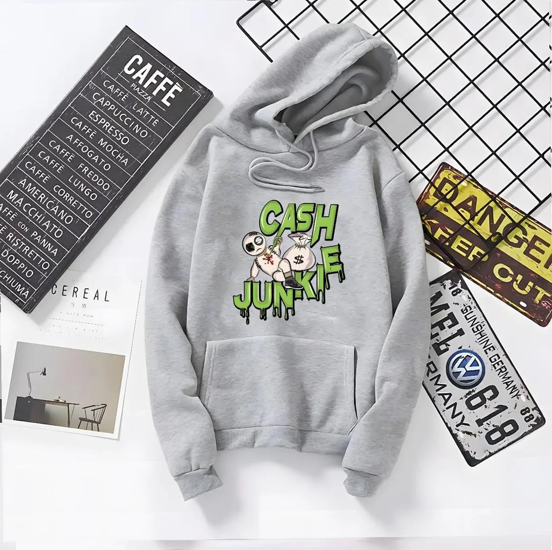 1 Pc Men's Fleece Printed Hoodie