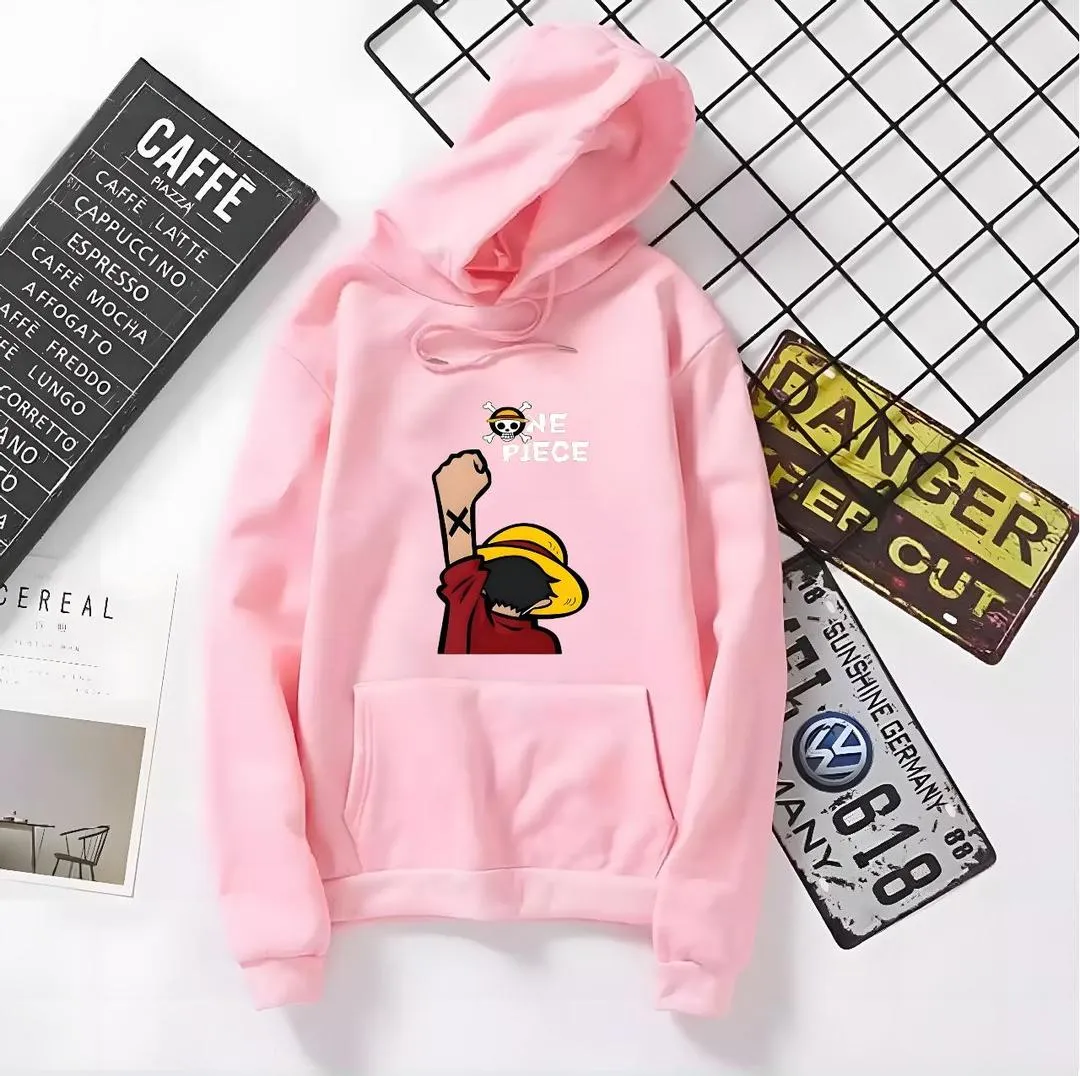 1 Pc Men's Fleece Printed Hoodie