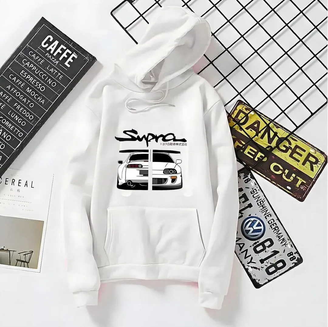 1 Pc Men's Fleece Printed Hoodie
