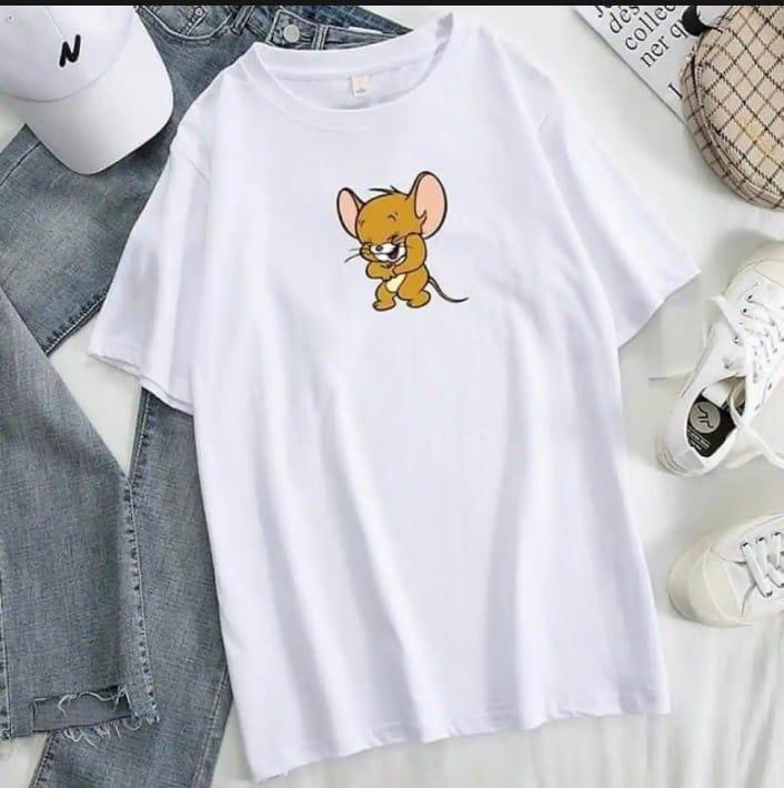 1 Pc Women's Stitched Printed T-Shirt