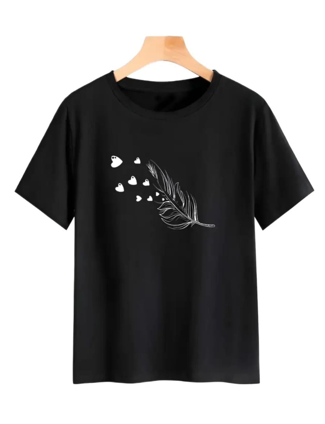 1 Pc Women's Stitched Printed T-Shirt