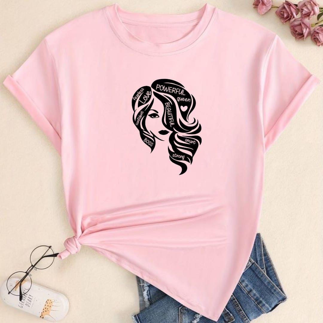 1 Pc Women's Stitched Printed T-Shirt